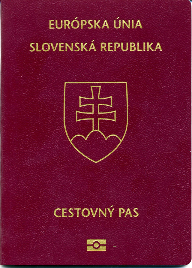 Паспорт словакии