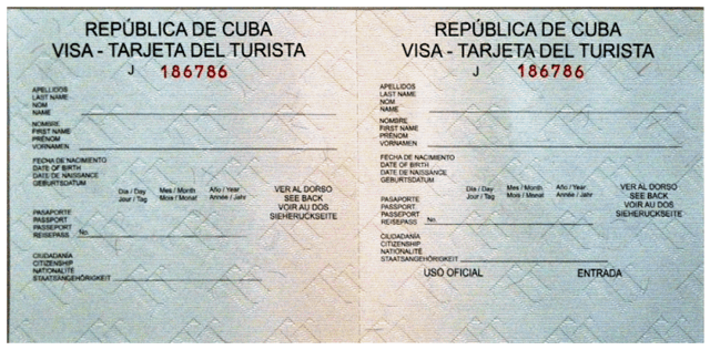 Виза на Кубу