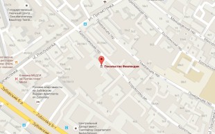 Посольство Финляндии в Москве на карте