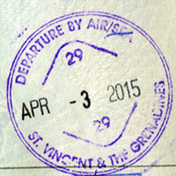 Визовый штамп в паспорте
