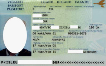 Исландский паспорт