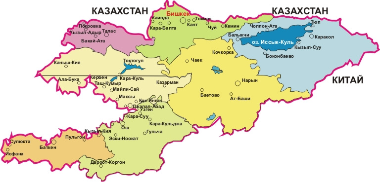Кто, кыргызстан картинки карта